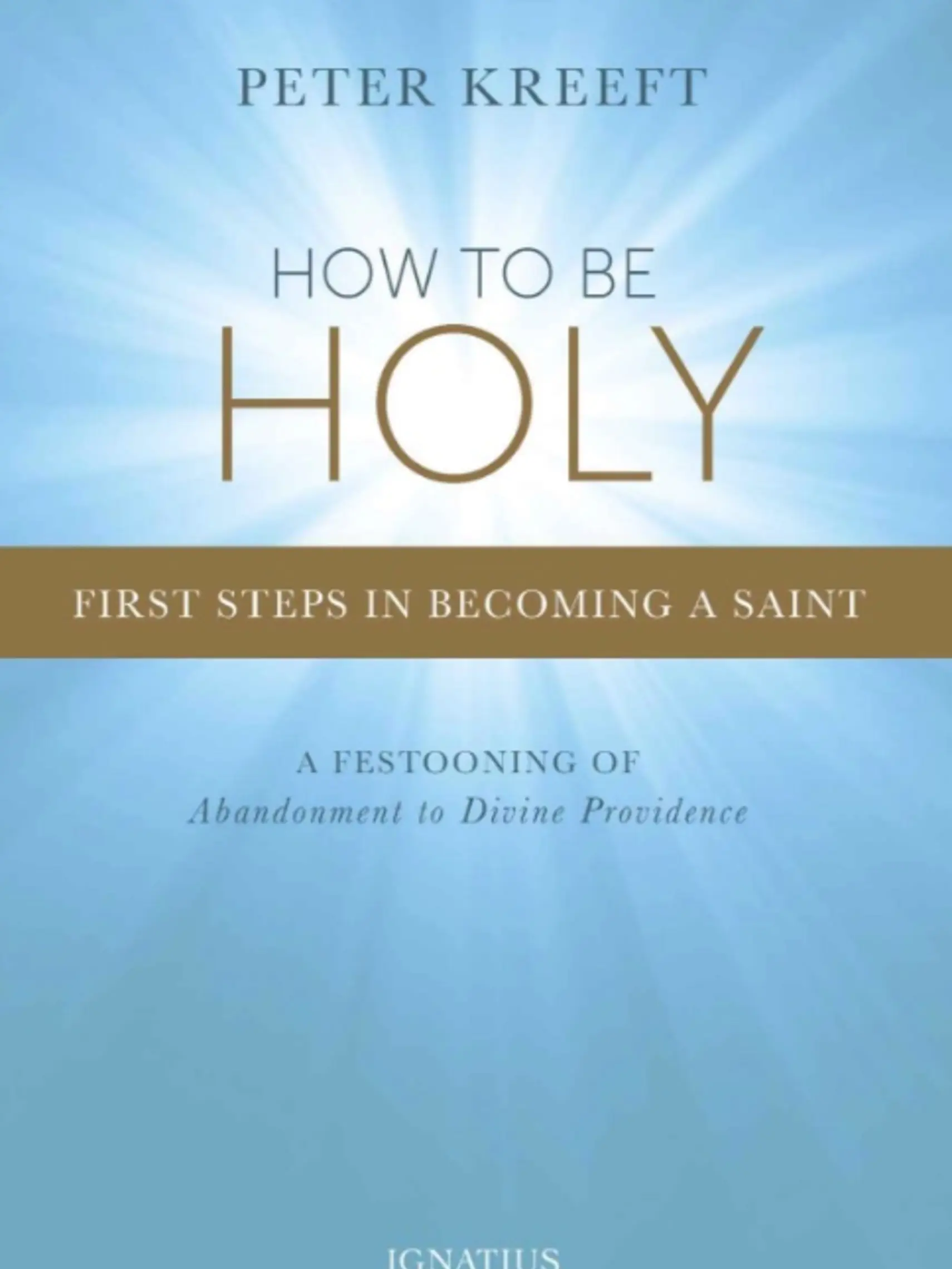 How to Be Holy